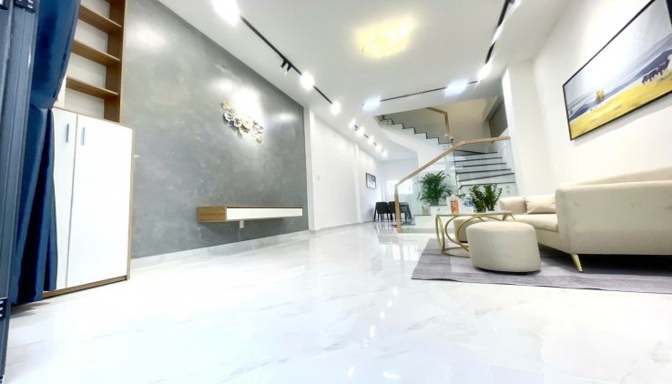 GIẢM 200TR CÒN 5,8 TỶ, BÁN NHÀ HẺM Ô TÔ NGUYỄN VĂN ĐẬU, BÌNH THẠNH, 42 M2 SHR, NHÀ MỚI HOÁN CÔNG ĐẦY ĐỦ